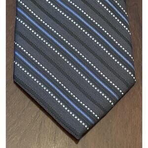 Bellini Black Blue Hand Made 100% Polyester Men’s Neck Tie Made In China